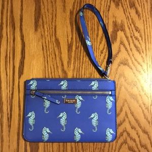 New Kate Spade Seahorse Wristlet